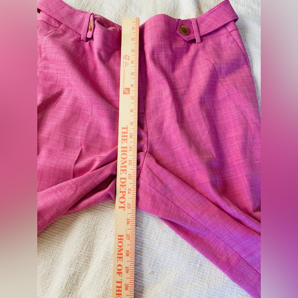 Talbots Pink Wide Leg Women's Pants Lined Women’s Size 16 Spring Fun NEW - Picture 12 of 14